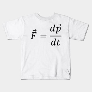 Newton's Second Law Kids T-Shirt